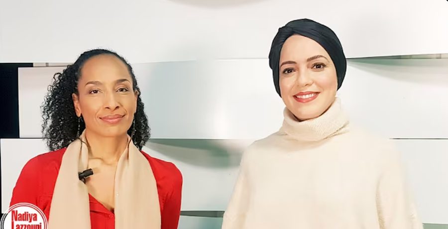 Nadiya Lazzouni reçoit M-F Malonga